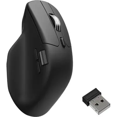 Keychron M6S 8K optikai Bluetooth / vezeték nélküli egér fekete – 2. kép