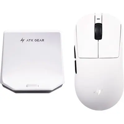 ATK Dragonfly A9 NB optikai vezeték nélküli gaming egér fehér