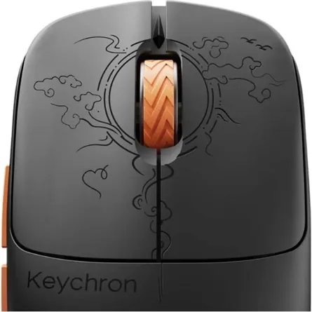 Keychron G3 Ultra Light optikai Bluetooth / vezeték nélküli gaming egér fekete – 4. kép