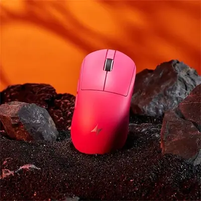 ATK Dragonfly A9 Plus 2.0 optikai vezeték nélküli gaming egér rózsaszín – 2. kép