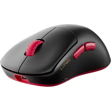 LAMZU Thorn V2 8K optikai vezeték nélküli gaming egér fekete-piros – 3. kép