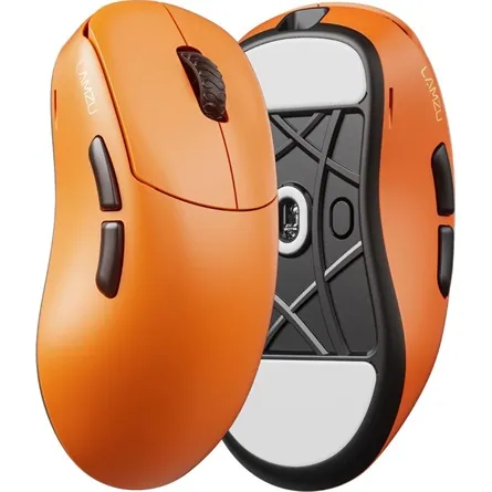 LAMZU Thorn V2 8K optikai vezeték nélküli gaming egér narancssárga – 5. kép