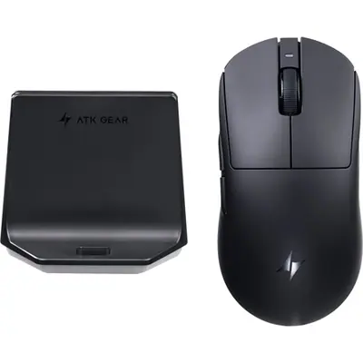 ATK Dragonfly A9 NB optikai vezeték nélküli gaming egér fekete (Bontott!)