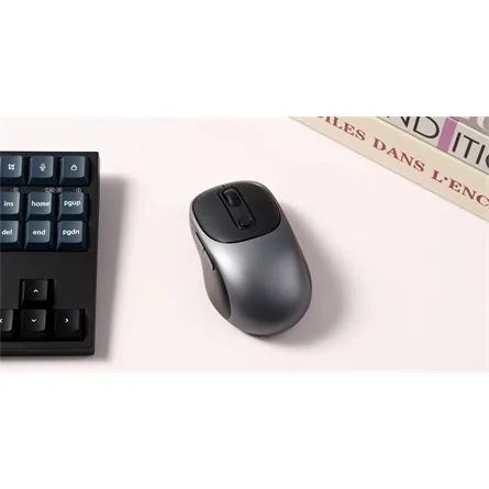 Keychron BM24 optikai Bluetooth / vezeték nélküli egér szürke-fekete – 8. kép