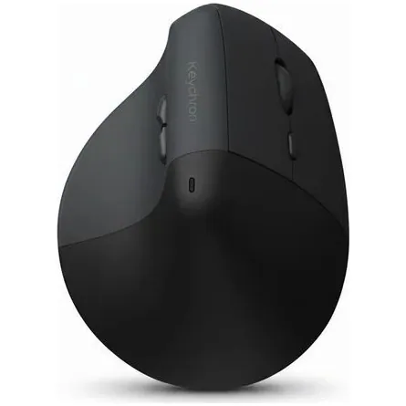 Keychron BM27 Ergonomic optikai Bluetooth / vezeték nélküli egér fekete-szürke