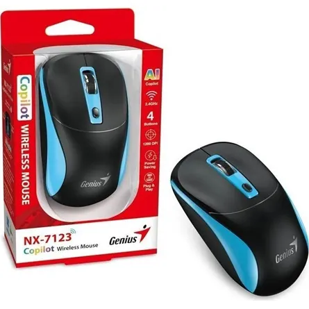 Genius NX-7123 Wireless Mouse Black/Blue – 5. kép