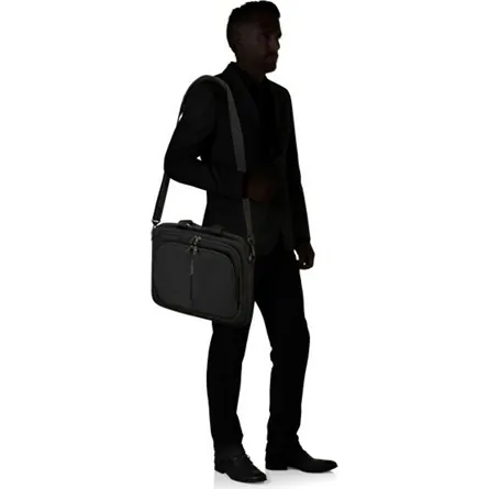 Samsonite Guardit 3.0 Slim Briefcase 15,6" notebook poliészter oldaltáska fekete 11L – 4. kép