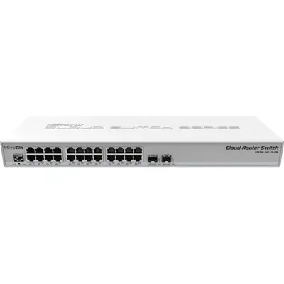 Mikrotik RouterBoard CRS326-24G-2S+RM 1U 24port GbE LAN 2x SFP+ uplink Cloud Router Switch