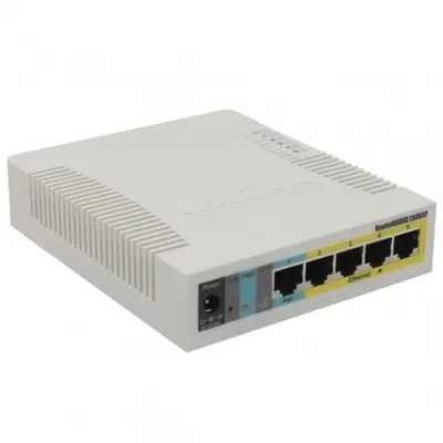 Mikrotik RouterBoard RB260GSP/CSS106-1G-4P-1S 5port GbE 1xGbE SFP PoE switch – 2. kép