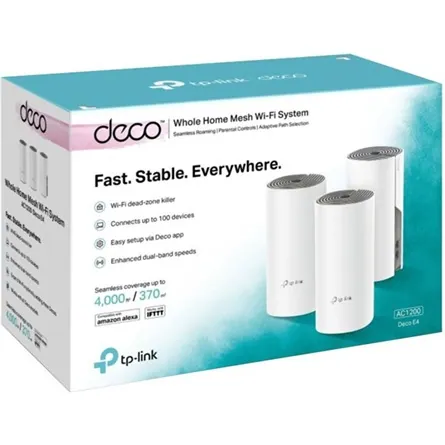 TP-Link Deco E4 AC1200 Whole Home Mesh Wi-Fi System (3 Pack) – 3. kép