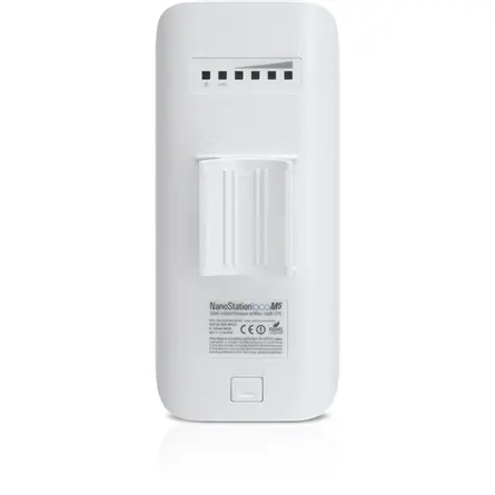 Ubiquiti Access Point WiFi - LOCOM5 (NanoStationLocoM5, 150Mbps@5GHz; 100Mbps; 13dBi; 24V PoE; kültéri, 10km) – 4. kép