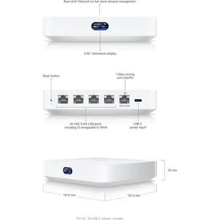 Ubiquiti UniFi Cloud Gateway Ultra Router – 4. kép