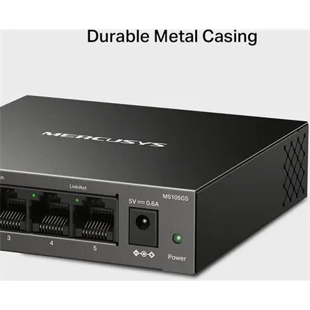 Mercusys MS105GS 5port gigabit switch – 4. kép