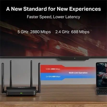 Mercusys MR25BE WiFi router BE3600 – 4. kép
