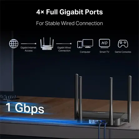 Mercusys MR25BE WiFi router BE3600 – 6. kép