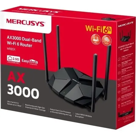 Mercusys MR85X WiFi router AX3000 – 3. kép