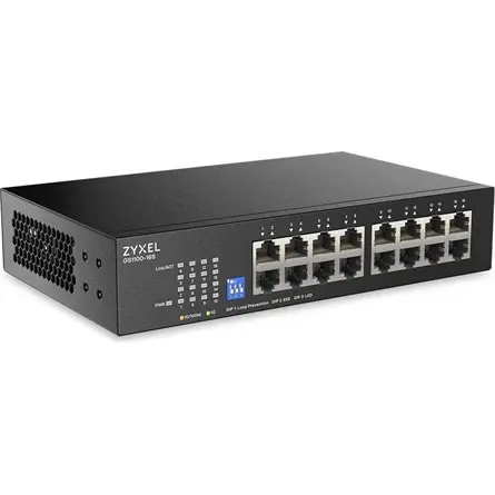 ZYXEL Switch 16x1000Mbps Fémházas Rackes Unmanaged DIP Selector, GS1100-16S-EU0101F – 3. kép