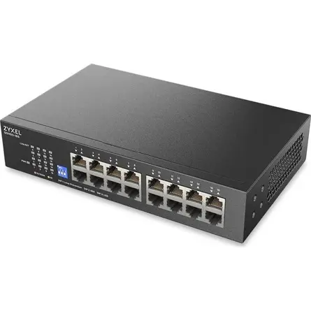 ZYXEL Switch 16x1000Mbps Fémházas Rackes Unmanaged DIP Selector, GS1100-16S-EU0101F – 4. kép