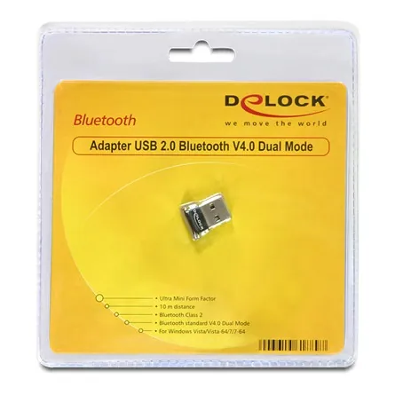 Delock Dual Mode BT4.0 USB2.0 A Bluetooth hálózati adapter – 2. kép