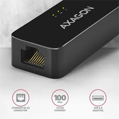 AXAGON ADE-XR 10/100 Ethernet USB2.0 Adapter – 2. kép