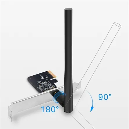 TP-Link Archer T2E AC600 Wireless Dual Band PCI Express Adapter – 2. kép