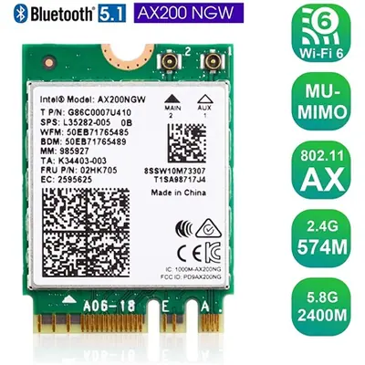 Intel WI-FI 6 AX210 2230 2x2 AX R2 6GHz + BT No vPro – 2. kép