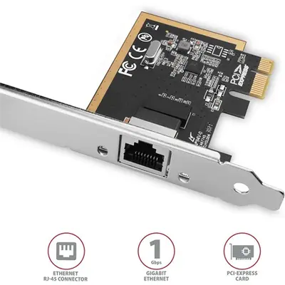 AXAGON PCEE-GRF PCIe Gigabit Ethernet – 2. kép