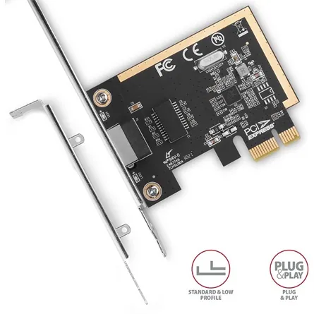 AXAGON PCEE-GRF PCIe Gigabit Ethernet – 3. kép