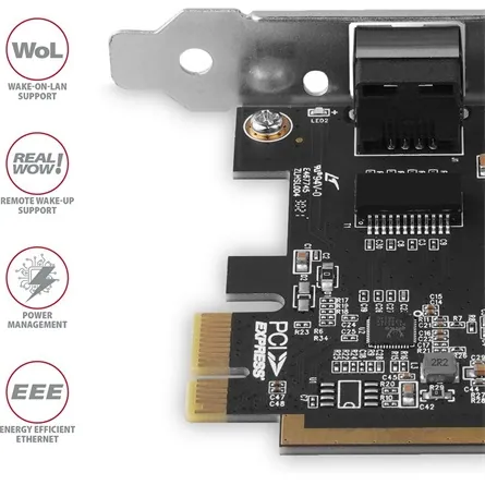 AXAGON PCEE-GRF PCIe Gigabit Ethernet – 4. kép