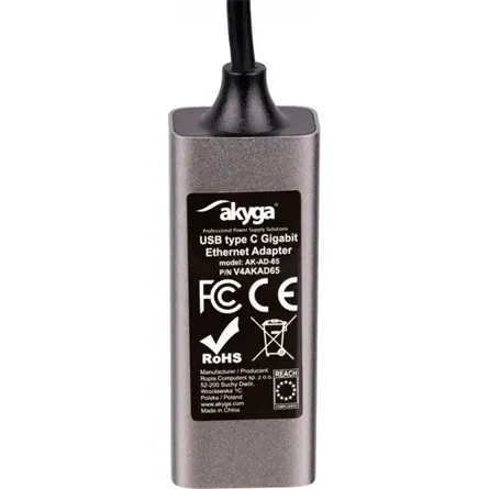 Akyga AK-AD-65 USB Type-C / RJ45 Adapter – 3. kép