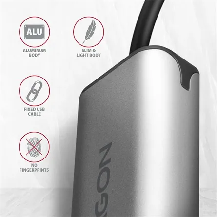 AXAGON ADE-25RC SuperSpeed USB-C 2,5 Gigabit Ethernet – 4. kép