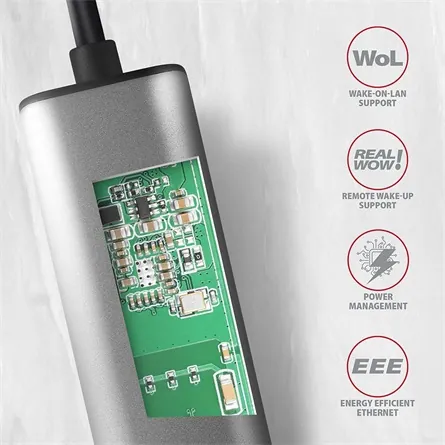 AXAGON ADE-25RC SuperSpeed USB-C 2,5 Gigabit Ethernet – 5. kép