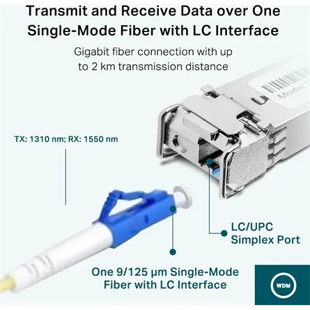 TP-Link TL-SM321B-2 1000Base-BX WDM Bi-Directional SFP Module – 4. kép