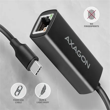 AXAGON ADE-ARC USB-C Gigabit Ethernet Adapter Black – 4. kép