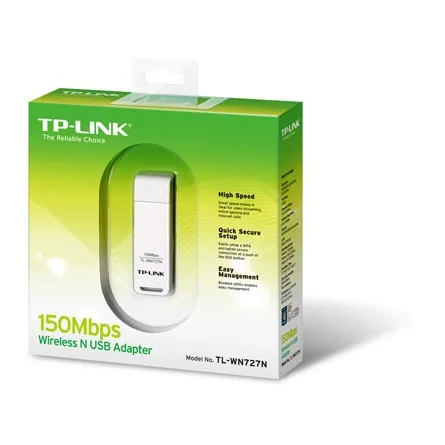 TP-Link TL-WN727N 150M Wireless USB adapter Black/White – 2. kép