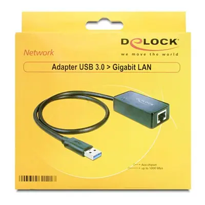 Delock AX88179 1Gb/s USB3.0 A RJ45 hálózati adapter – 2. kép