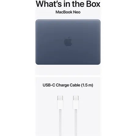 Apple MacBook Neo notebook kék (Indigo; Touch ID) – 5. kép