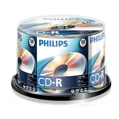 Philips CD-R 80CB 52x 50db/henger (50-es címke)