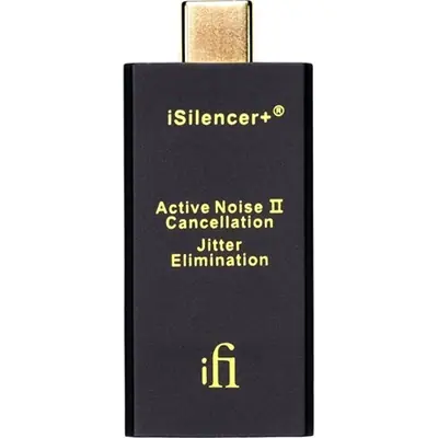 ifi iSilencer+ CA USB-C -> USB-A 3.0 M/F zavarszűrő fekete – 2. kép