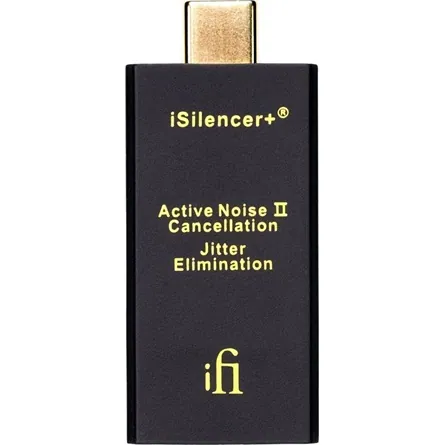 ifi iSilencer+ CA USB-C -> USB-A 3.0 M/F zavarszűrő fekete – 2. kép