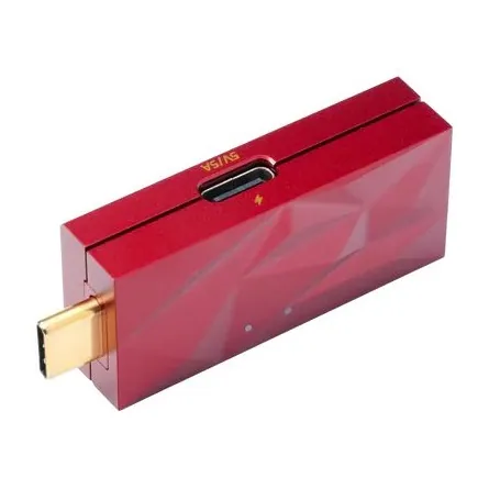 ifi iDefender Max USB-C -> USB-C M/F aktív zavarszűrő piros – 3. kép