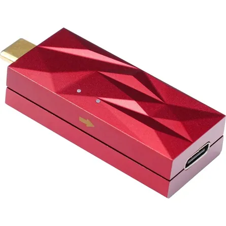 ifi iDefender Max USB-C -> USB-C M/F aktív zavarszűrő piros – 7. kép