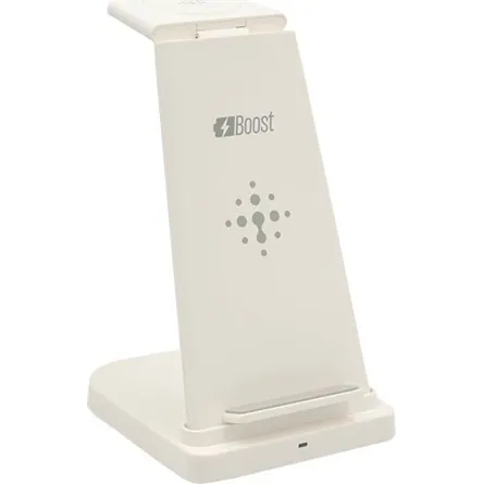 Boost YM-UD21S 3-in-1 15W univerzális vezeték nélküli töltő adapter fehér – 7. kép
