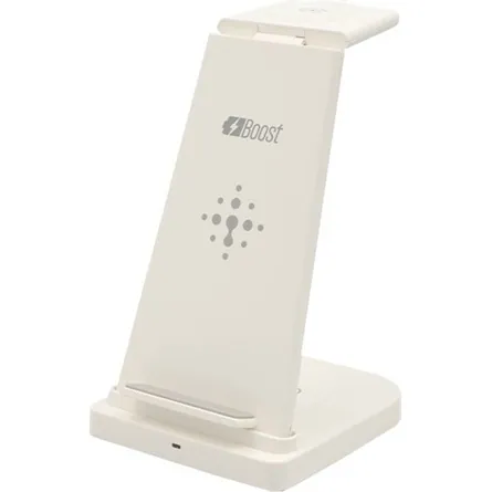 Boost YM-UD21S 3-in-1 15W univerzális vezeték nélküli töltő adapter fehér – 8. kép