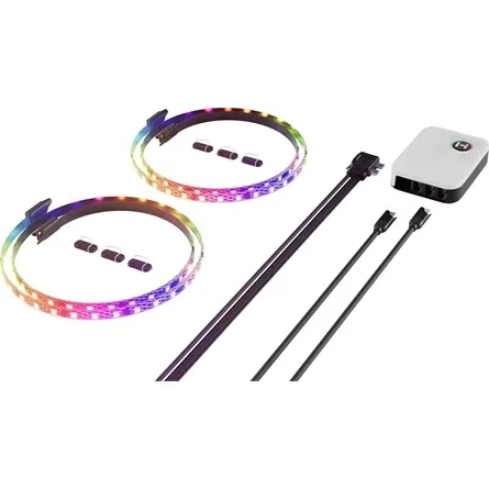HYTE LS30 (2 pack with NP50) ARBG LED szalag LED vezérlővel – 4. kép