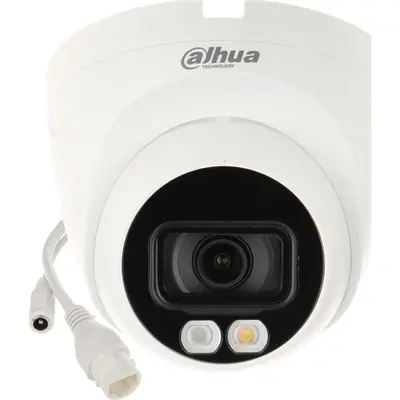 Dahua IP turretkamera - IPC-HDW1239V-A-IL (2MP, 3,6mm, kültéri, H265+, IP67, IR30m+LED20m,ICR, DWDR, 3DNR, PoE,mikrofon)