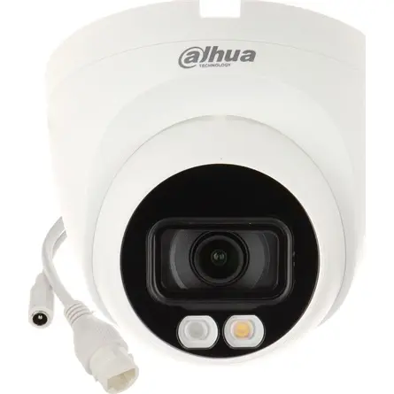Dahua IP turretkamera - IPC-HDW1239V-A-IL (2MP, 3,6mm, kültéri, H265+, IP67, IR30m+LED20m,ICR, DWDR, 3DNR, PoE,mikrofon)
