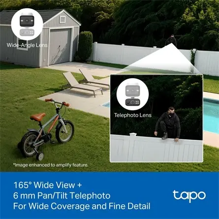 TP-LINK Tapo C645D WiFi kamera +A201 Solar Panel Kit – 5. kép