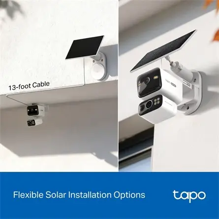 TP-LINK Tapo C645D WiFi kamera +A201 Solar Panel Kit – 6. kép