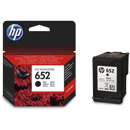 HP F6V25AE (652) Black tintapatron